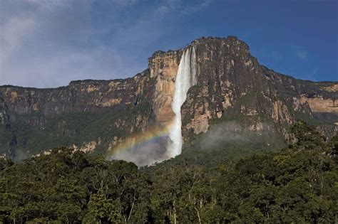 In Which Continent Is The Highest Waterfall In The World Angel Falls Of