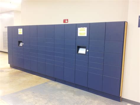 Smart Lockers Installed At A College Spacesaver Storage Solutions