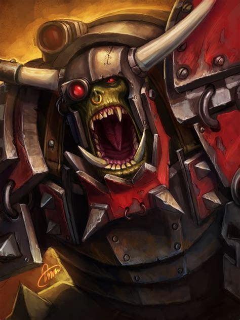 Ork By Baklaher On Deviantart Warhammer Models Warhammer 40k Artwork
