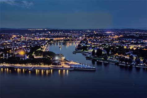 Where mother mosel and father rhine converge. Deutsches Eck in Koblenz Foto & Bild | deutschland, europe ...