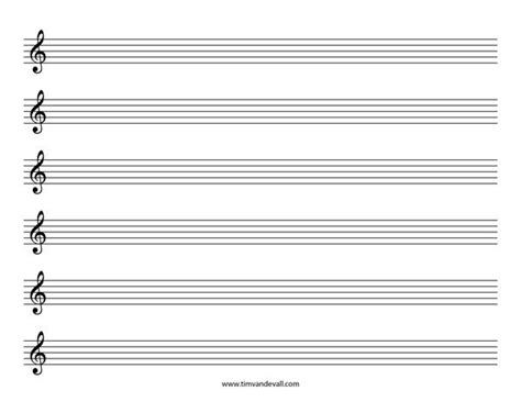 Blank+Sheet+Music+Treble+Clef+Staff | Partition