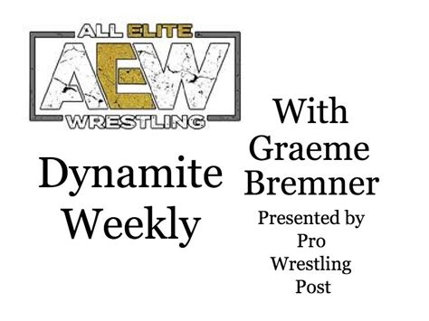 Le Sex Gods Vs Omega And Hardy Aew Dynamite Weekly For 060420