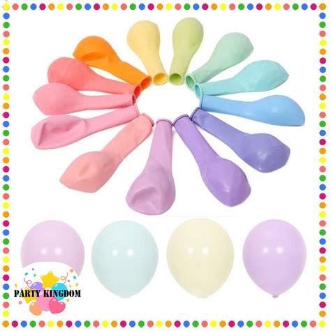 Party Kingdom Pcs Macaron Balloon Pastel Balloon Shopee Philippines