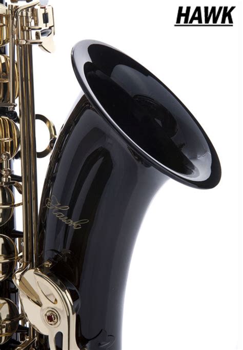Hawk Black Tenor Saxophone With Case Mouthpiece And Reed
