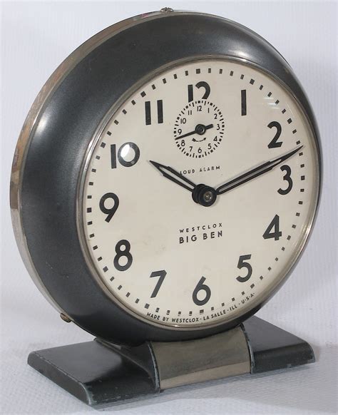 Westclox Big Ben Style 5a Loud Alarm Black Plain Alarm Clock Model