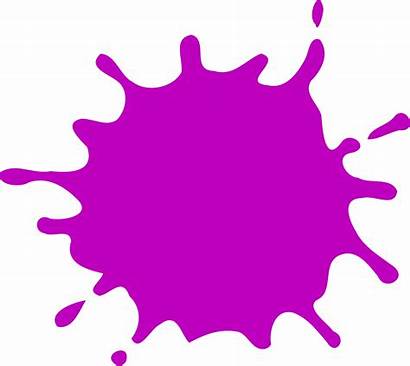 Splat Clipart Vector Paint Svg Violet Purple