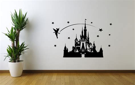 Iconic Walt Disney Castle Wall Art Decal Sticker Home Decor Etsy
