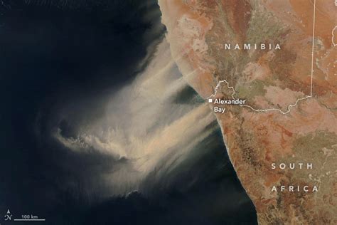 Dust Storm In Southern Africa