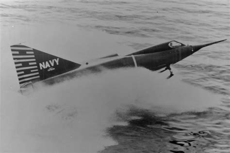 Convair Xf2y 1 Sea Dart Buno 137634 Jet Seaplane At Nas North Island