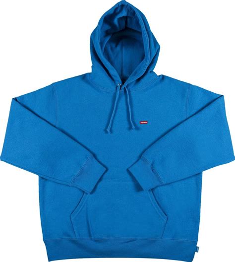 Buy Supreme Small Box Hooded Sweatshirt Bright Blue Ss22sw48 Bright