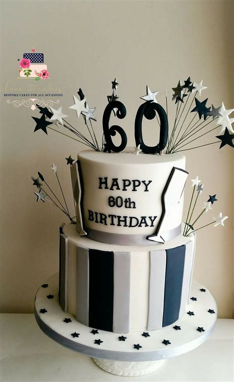 60th birthday candied pretzel cake. Man's 60th birthday cake, champagne, Tottenham football inspired www.loveitcakes.co.uk (con ...