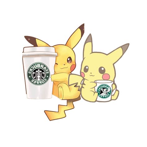 Starbucks Pikachu Kawaii Freetoedit Sticker By Queennadia