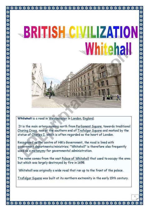 British Civilization Series N°1 Comprehensive Multi Task And Multi