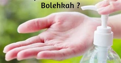 So i've used salt to separate alcohol from hand sanitizer, but it's still impure. Ngaji FIQH: PENGGUNAAN HAND-SANITIZER & DESINFEKTAN DARI ...