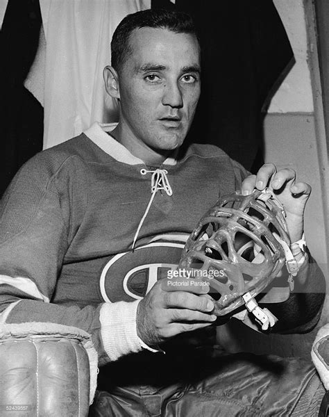 Canadian Professional Ice Hockey Player Jacques Plante 1929 1986