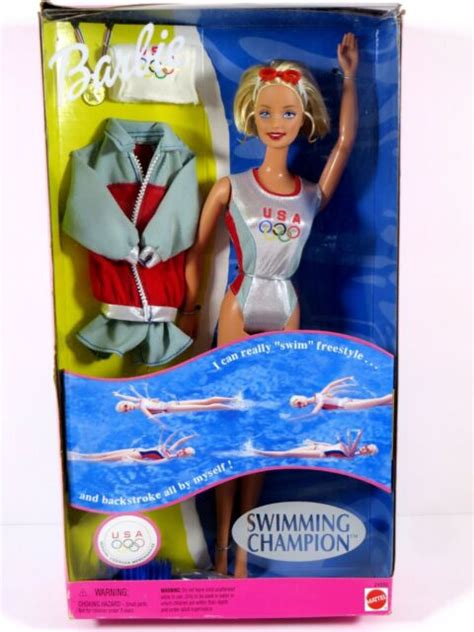 Nib Barbie Doll Swimming Champion Ebay