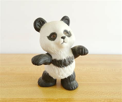 Panda Bear Figurine Vintage Enesco Moorehead 1984 Etsy Bear