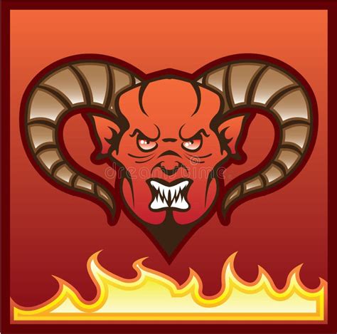Red Demon Vector Devil Stock Vector Illustration Of Satan