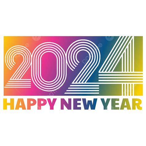 Happy New Year 2024 Date Vector New Year 2024 Date 2024 Date Year