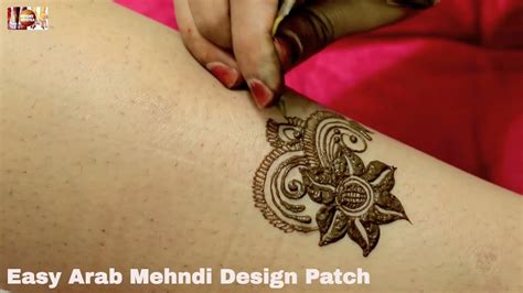 Here, the pattern for all the fingers are kept similar, but look at this spectacular art on the back fingers. Easy Arab Mehndi Design Patch | Learn Mehendi From Basic ...