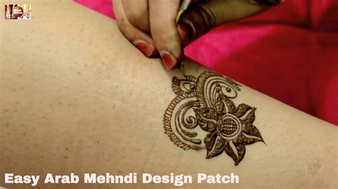 Like our page and get awesome mehandi designs. Easy Arab Mehndi Design Patch | Learn Mehendi From Basic ...