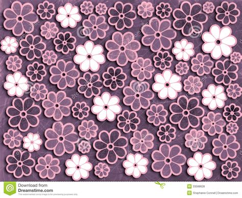 Purple Flower Graphic Pattern Royalty Free Stock Photos Image 33588628