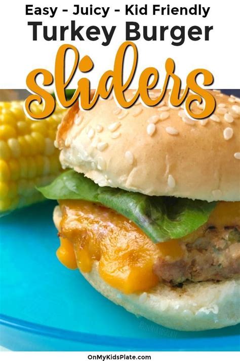 Mini Turkey Burger Sliders With Cheese Recipe Turkey Burger Sliders