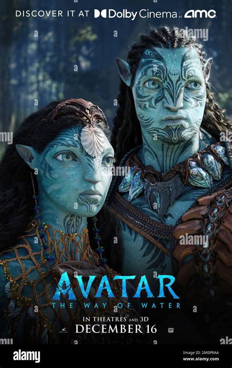 Avatar The Way Of Water Aka Avatar 2 Us Poster From Left Ronal