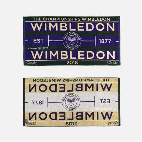Wimbledon 2018 Special Edition Towel Peopleofdesign