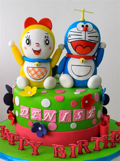 Doraemon And Dorami Cake