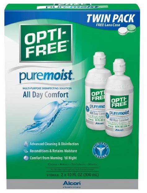 Opti Free Puremoist Multi Purpose Contact Lens Solution 20 Oz Walmart