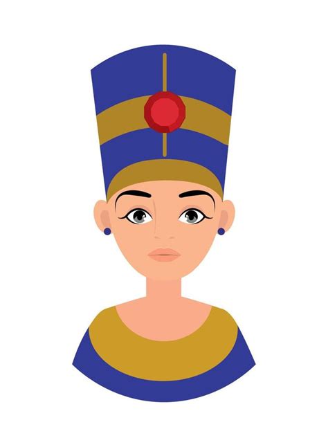 Egypt Nefertiti Statue 10966596 Vector Art At Vecteezy