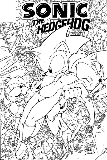 Coloring Page - Sonic coloring pages 17