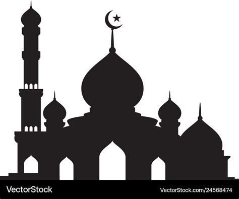 Mosque Moslem Icon Royalty Free Vector Image Vectorstock