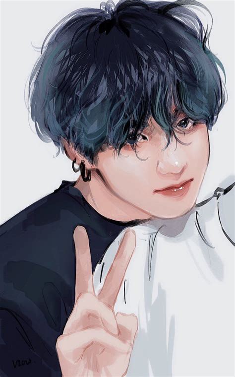 Vig On Twitter Fan Art Jungkook Fanart Bts Drawings