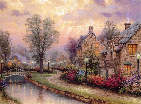 Reserve the thomas kinkade's village christmas collection from hawthorne village in your name so you never risk an increase on the price of other collectibles in this collection ‡each issue will be shipped to you for your review, about one every month or two (pending availability), at the same low issue price and charged to the credit card on. Thomas Kinkade Christmas Backgrounds (56+ images)