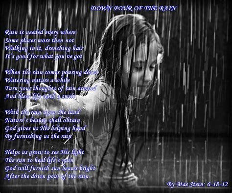 Rain Poems And Quotes Quotesgram