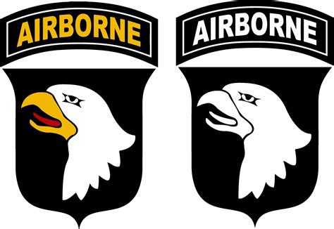 101st Airborne Logo Unit Insignia Jump Wings Airborne Tab Etsy Canada