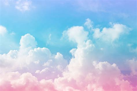 Cotton Candy Clouds Mural Wallpaper Cotton Candy Clouds Pink Clouds