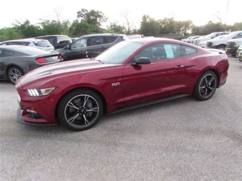 1fa6p8cf1h5302244 2017 Ford Mustang Gt 5 Miles Ruby Red Metallic