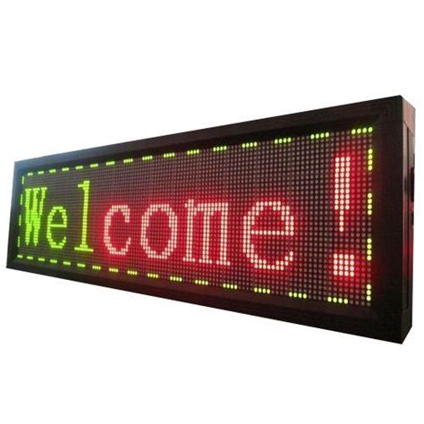 Led Welcome Display Board Light Emitting Diode Boards एल ई डी के