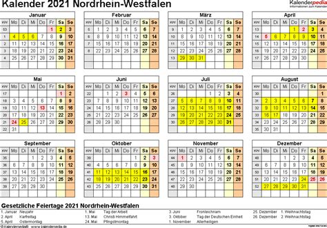 Und auch die art, wie wir reisen (wenn wir reisen). Kalender 2021 NRW: Ferien, Feiertage, Excel-Vorlagen
