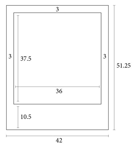 Length Width Height Picture Frame