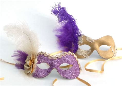 Bespoke Purple And Gold Masquerade Masks Masque Boutique Masquerade Masks