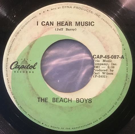 Ahhhhhh oooooo / this is the way / i always dreamed it would be / the way that it is, oh oh / when you are holding me / i never had a love of my own / maybe that's why. The Beach Boys - I Can Hear Music (1969, Vinyl) | Discogs