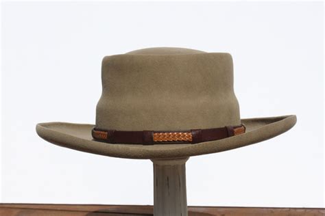 Stetson Cowboy Hat Brown Fur Felt John B Stetson Company Hat