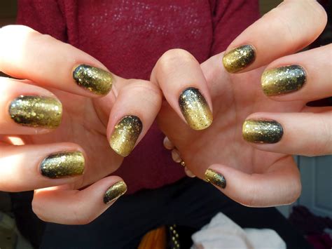 Follow us with these cool metallic nail designs for women in this post and. One Hundred Styles: Black and Gold Nail Art Designs