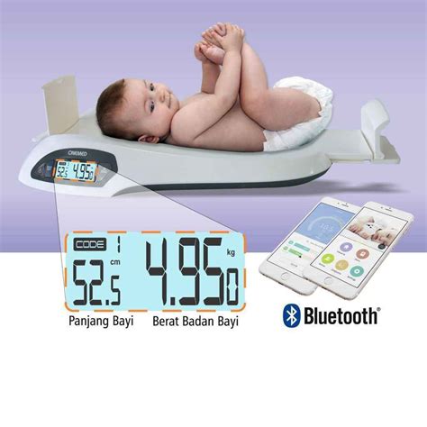 Sewa Timbangan Bayi Onemed Bluetooth Ukur Tinggi Badan Electronic