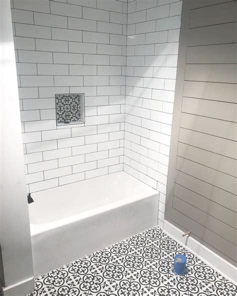 Transition Between Tile And Paneling Bathroom Remodel Designs Home