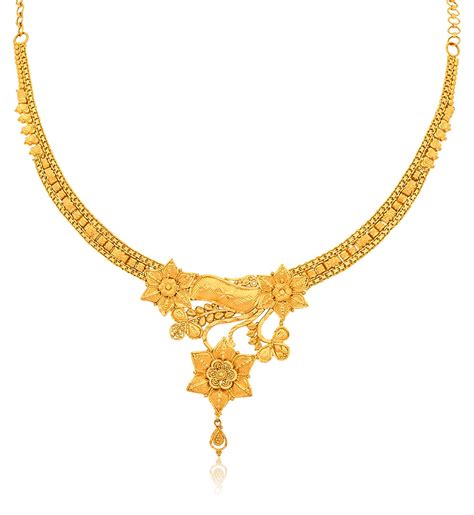 Buy Senco Gold K Yellow Gold Chain Necklace For Women At Amazon In